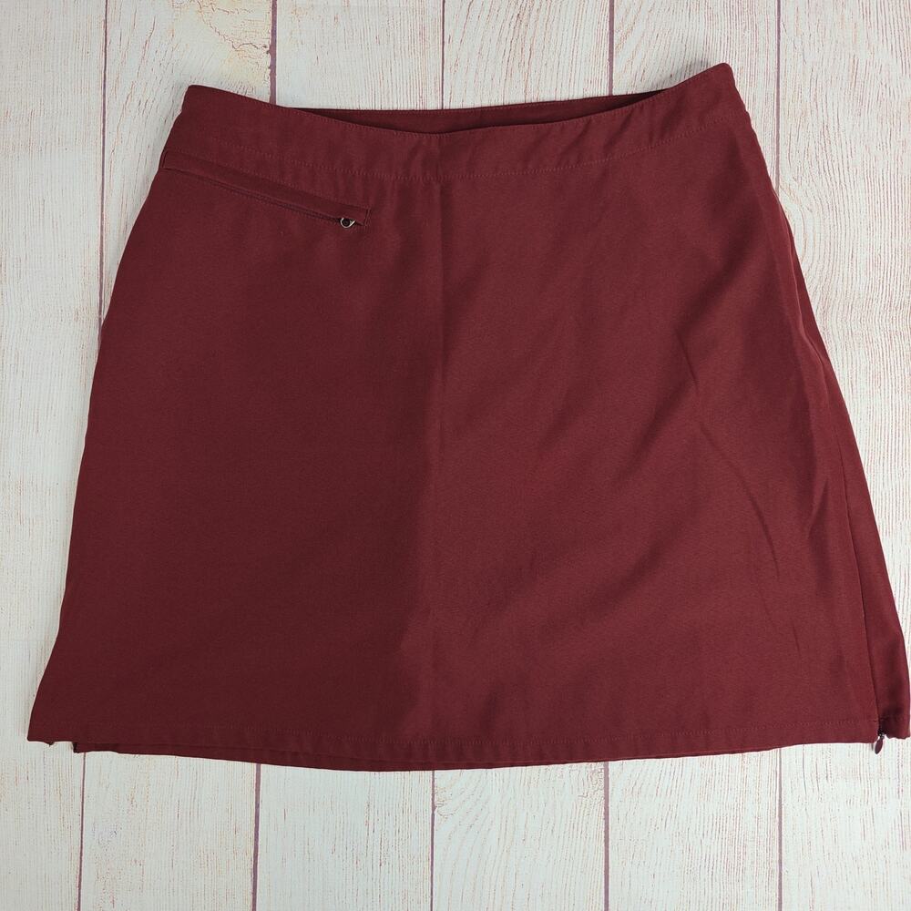 W's Patagonia Dunway maroon skirt/skort style 58610 sz 8